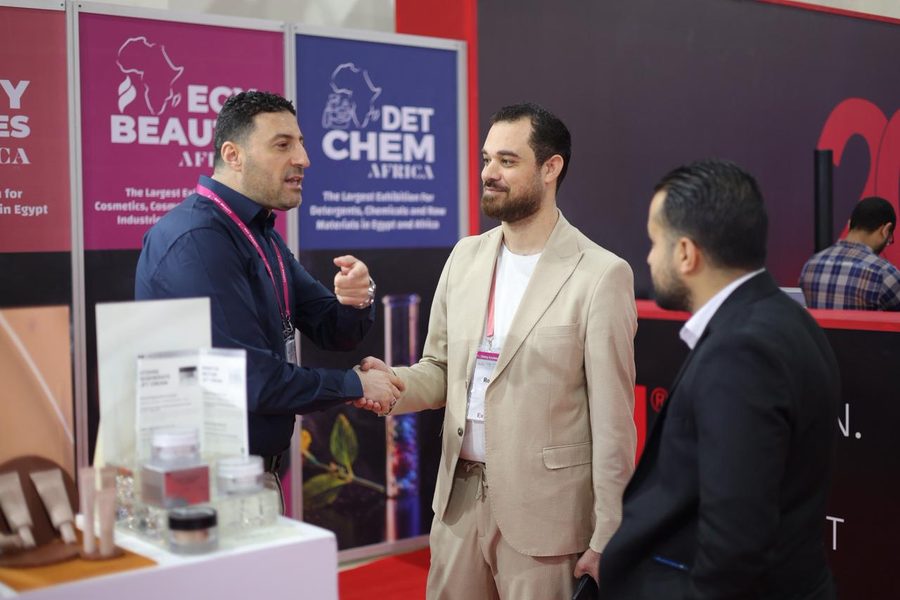 Connecting with partners at EGY BEAUTY AFRICA